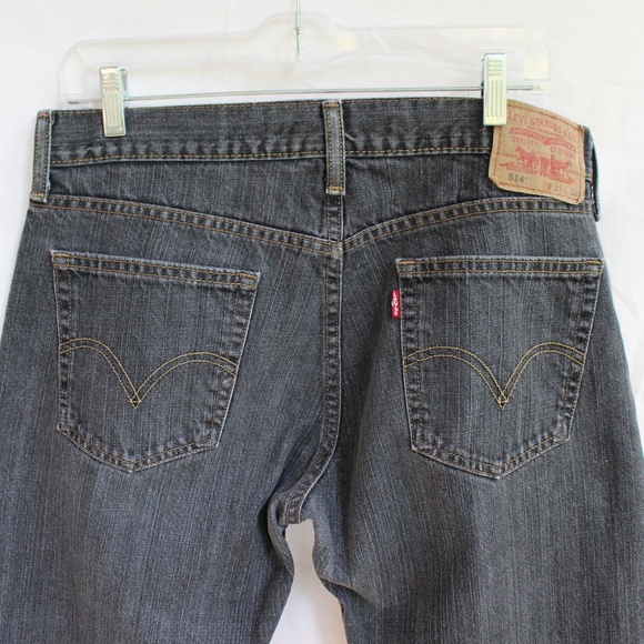 Levi 514 Mens Jeans Slim Straight 33x32 - Picture 7 of 8